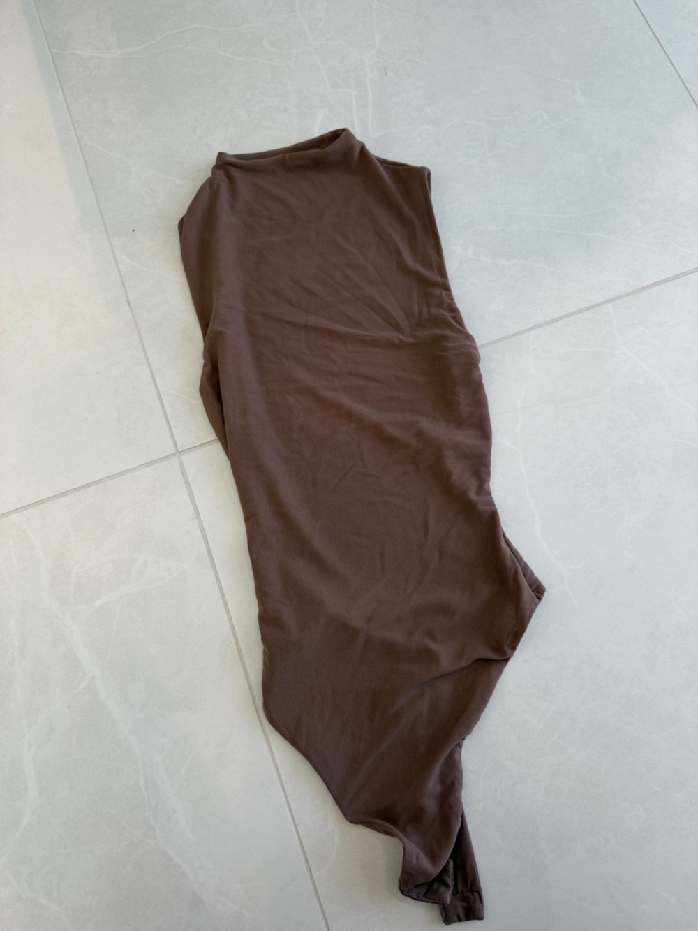 naked wardrobe Brown Sleeveless Bodysuit